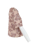Top manches courtes tulle/sequins nude Antonello Serio