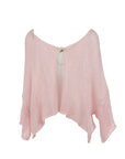 Gilet/pull maille rose Natacha
