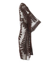 Cardigan avec Broderie G.S. choco
