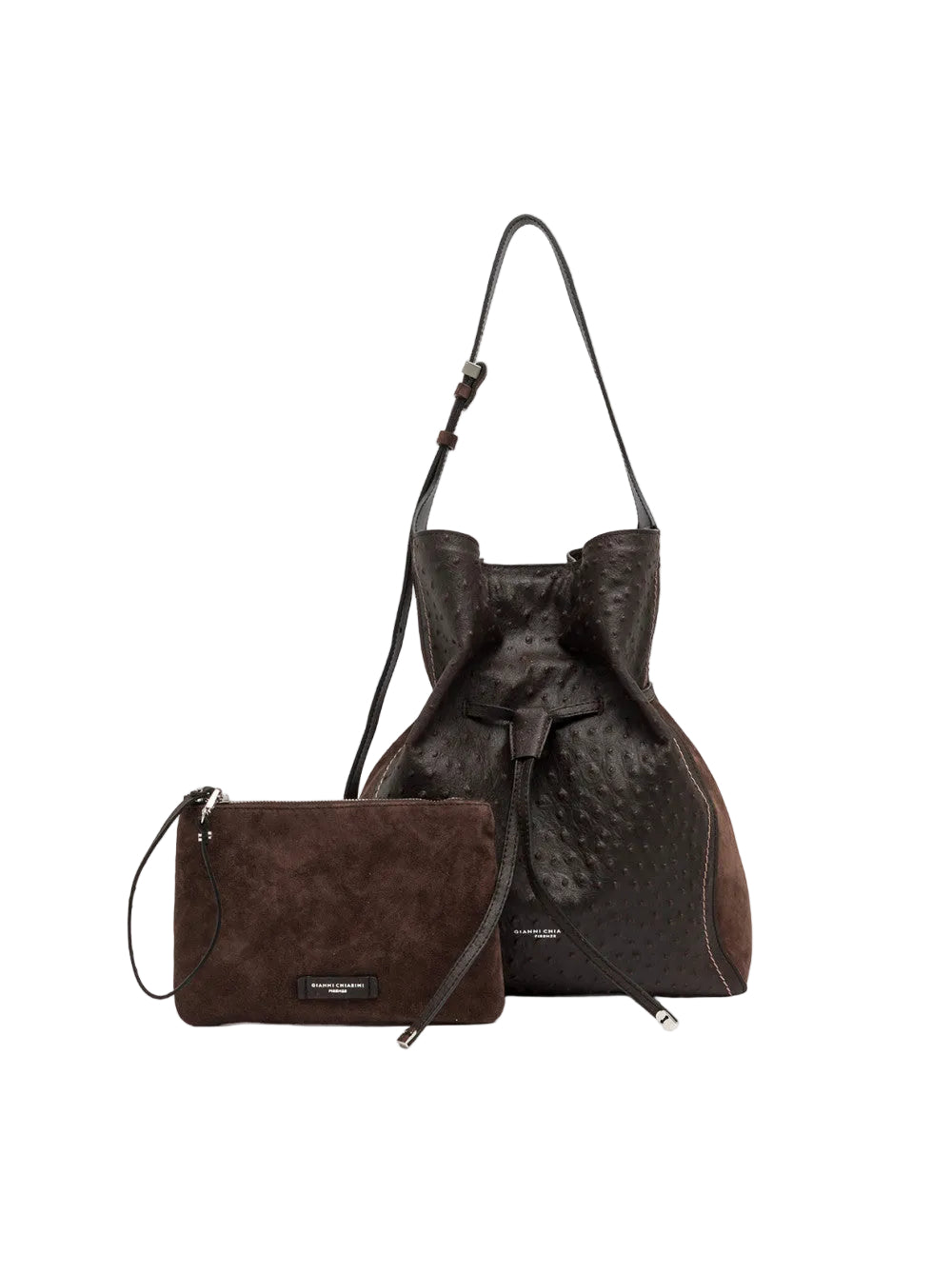 Sac à main Sienna structuré Espresso maxi Gianni Chiarini
