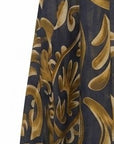 Blouse marine imprimée floral