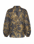 Blouse marine imprimée floral