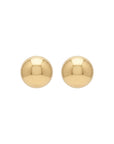 Boucles d'oreilles boule mat doré