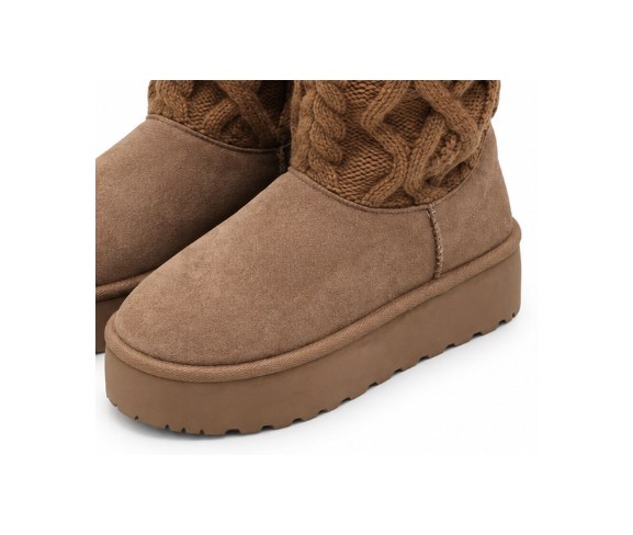 Bottes chaussette coffee COO