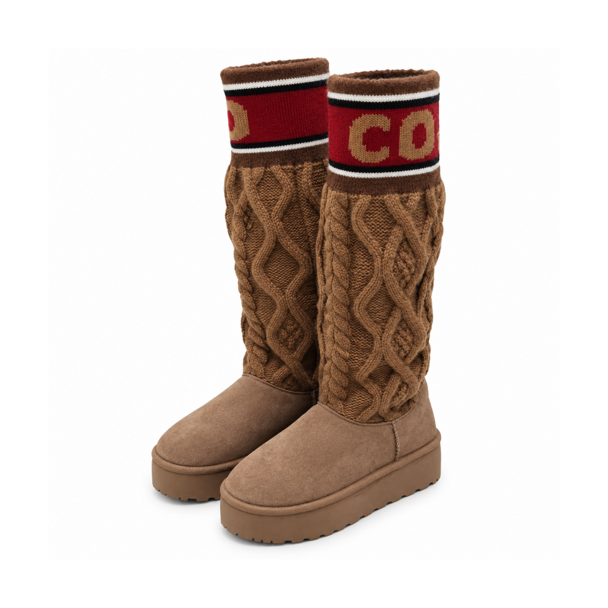 Bottes chaussette coffee COO