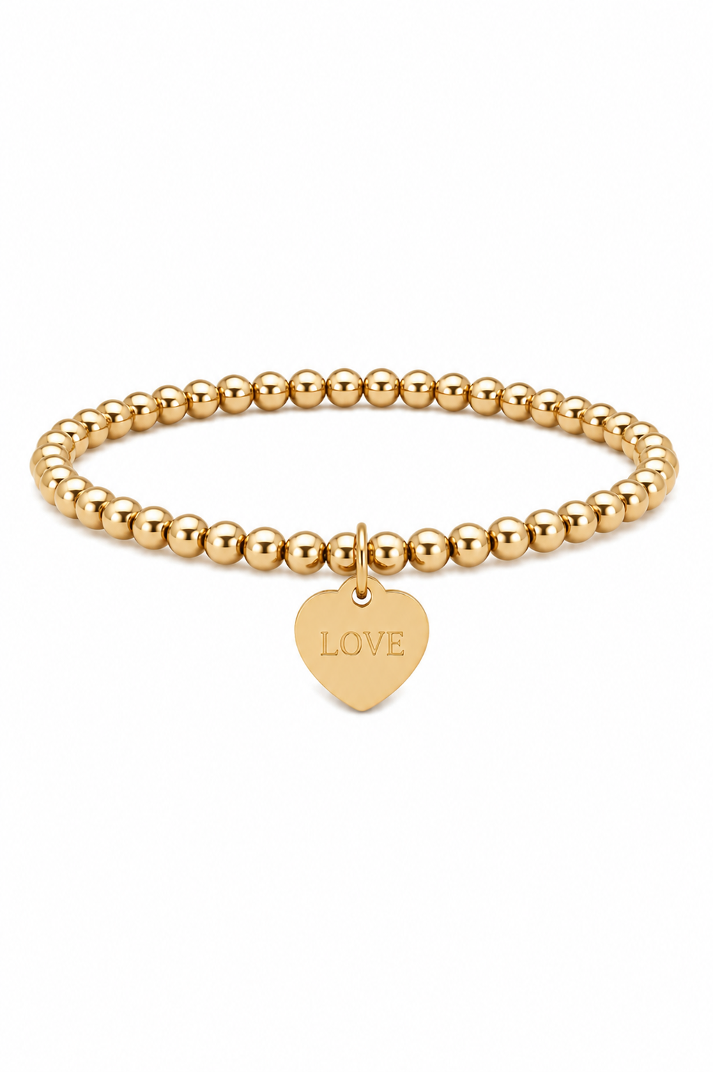 Bracelets coeur doré