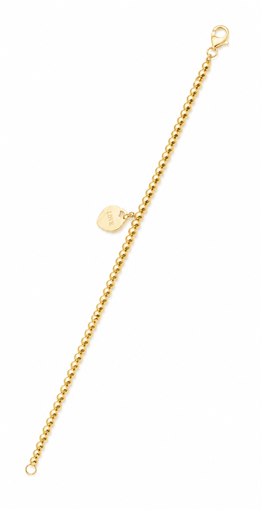 Bracelets coeur doré