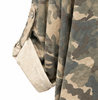 Sweat-shirt camouflage beige