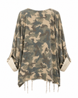 Sweat-shirt camouflage beige