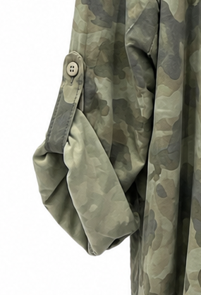 Sweat-shirt camouflage kaki