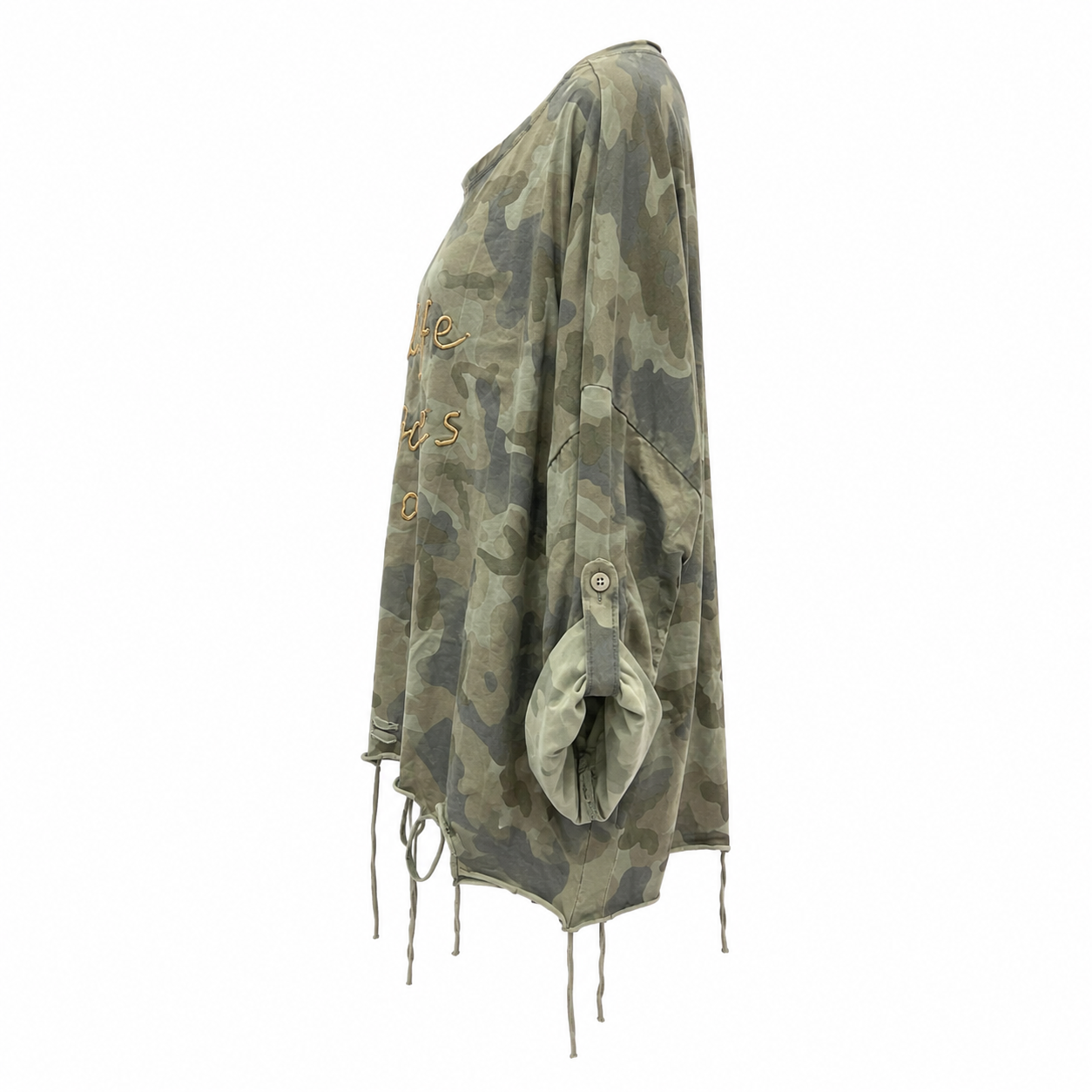 Sweat-shirt camouflage kaki
