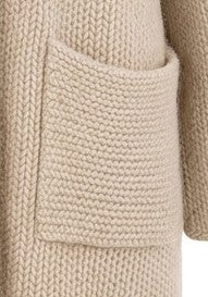 Cardigan Interdee beige tricoté