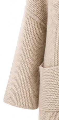 Cardigan Interdee beige tricoté