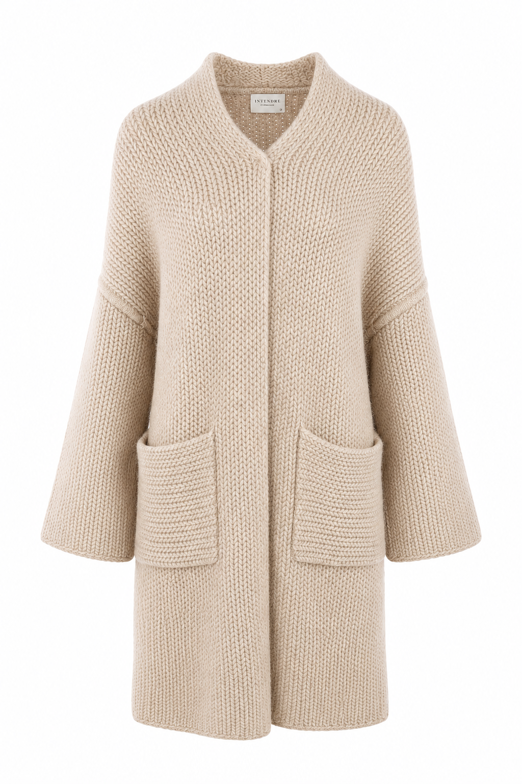 Cardigan Interdee beige tricoté