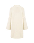 INTERDEE cardigan écru tricoté