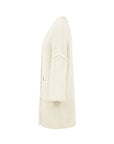 INTERDEE cardigan écru tricoté
