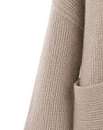 Interdee taupe knitted cardigan