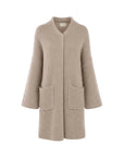 Interdee taupe knitted cardigan