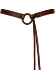 Ceinture cuir coffee/boucle Interdee