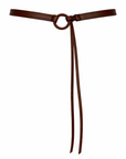 Ceinture cuir coffee/boucle Interdee