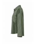 Chemise lin ajourée kaki