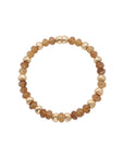 Collier perles beige-doré