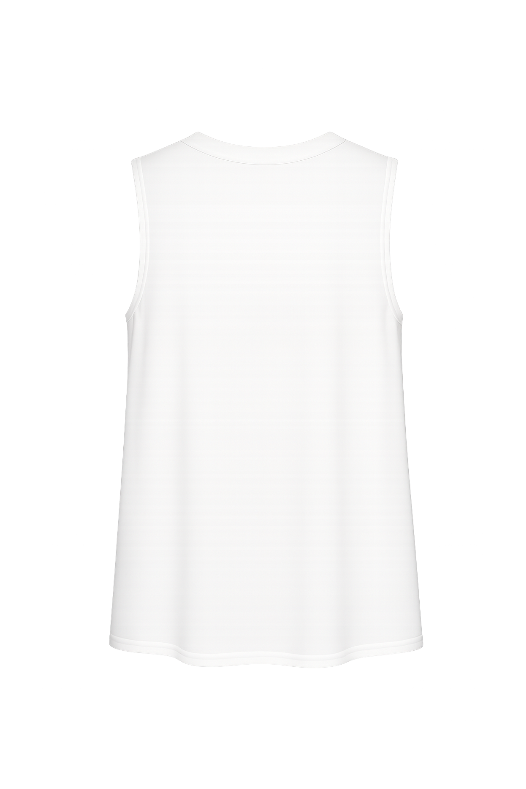 Top col V maille glacée blanc