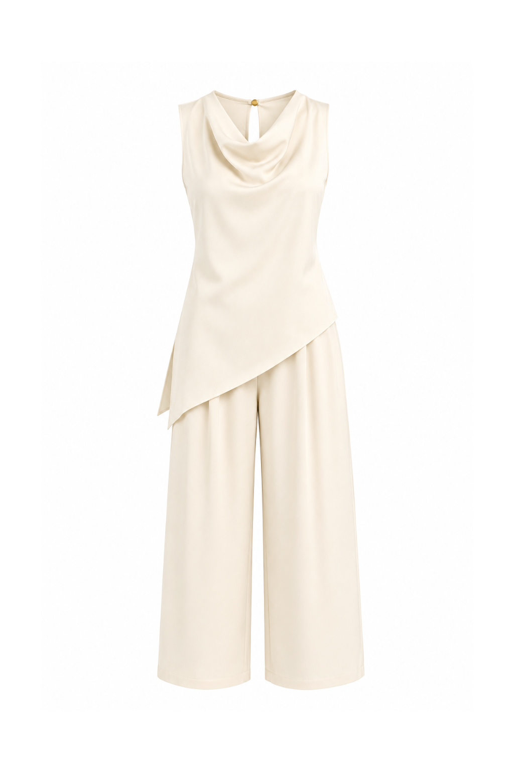 Top Mariley asymétrique écru