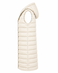 Interdee ecru puffer vest