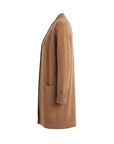 Gilet mi-long marron