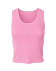 Débardeur maille glacée fine rose