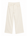 Pantalon droit coton écru