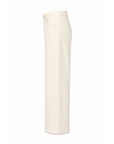 Pantalon droit coton écru
