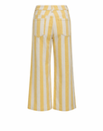 Jeans rayé blanc jaune