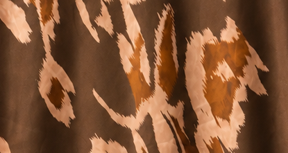 Jupe fluide motifs marron