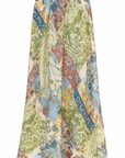 Jupe midi imprimée fleurs