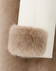 King Kong camel two-tone coat