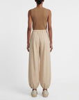 Pantalon ballon cuir végane