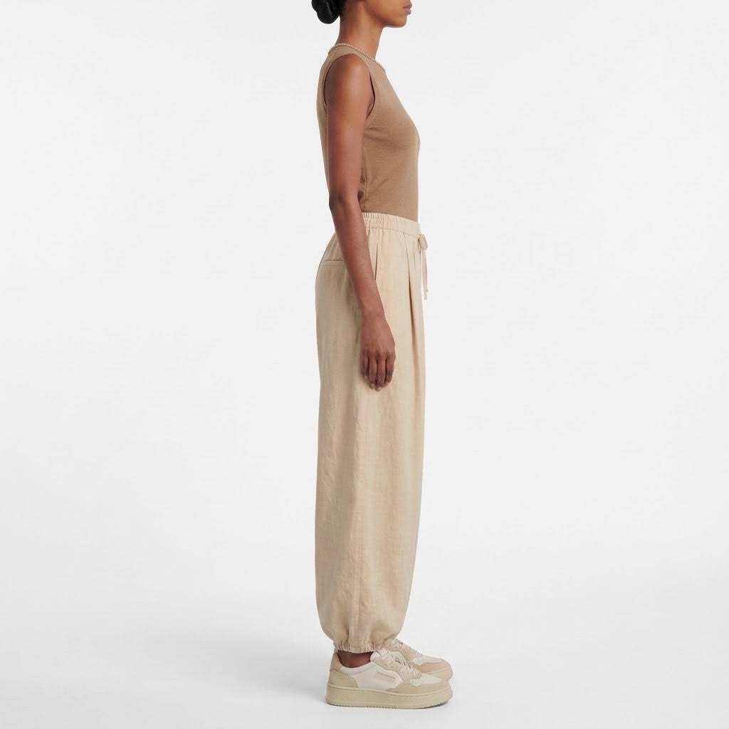 Pantalon ballon cuir végane