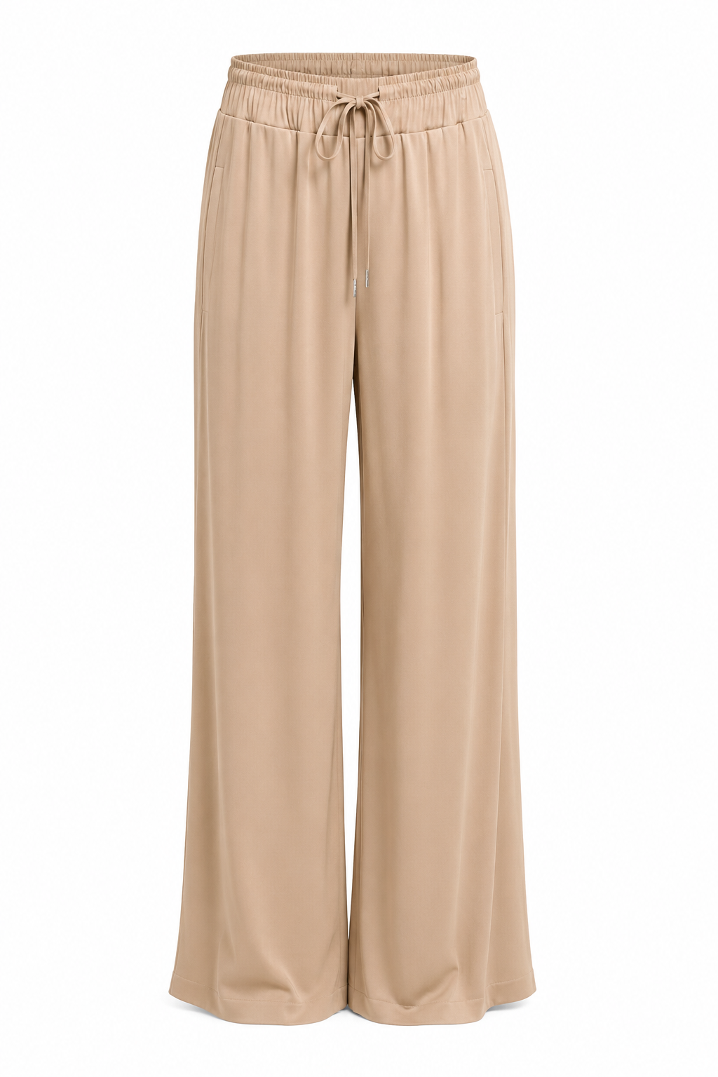 Pantalon Mariley fluide large beige