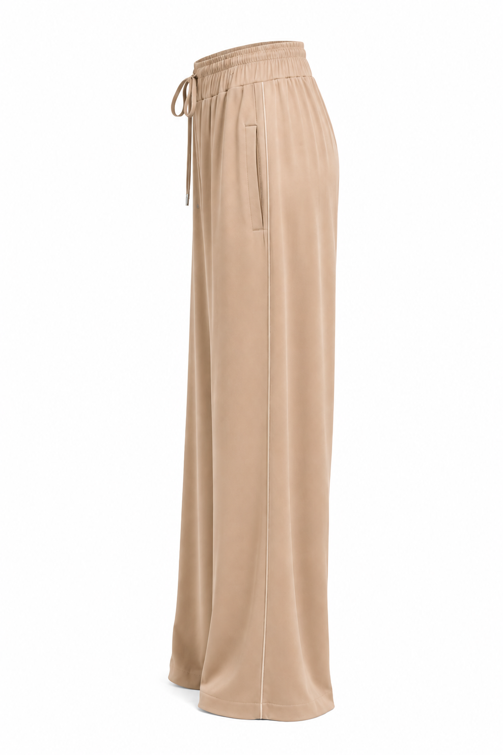 Pantalon Mariley fluide large beige