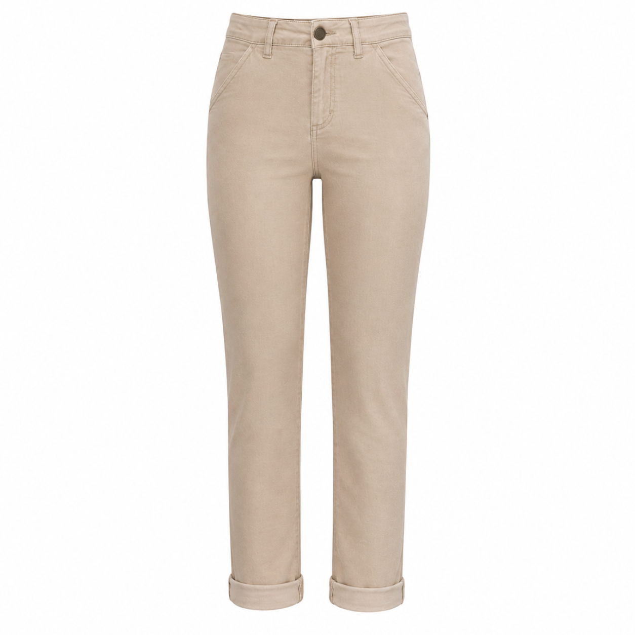 Pantalon chino velours côtelé camel
