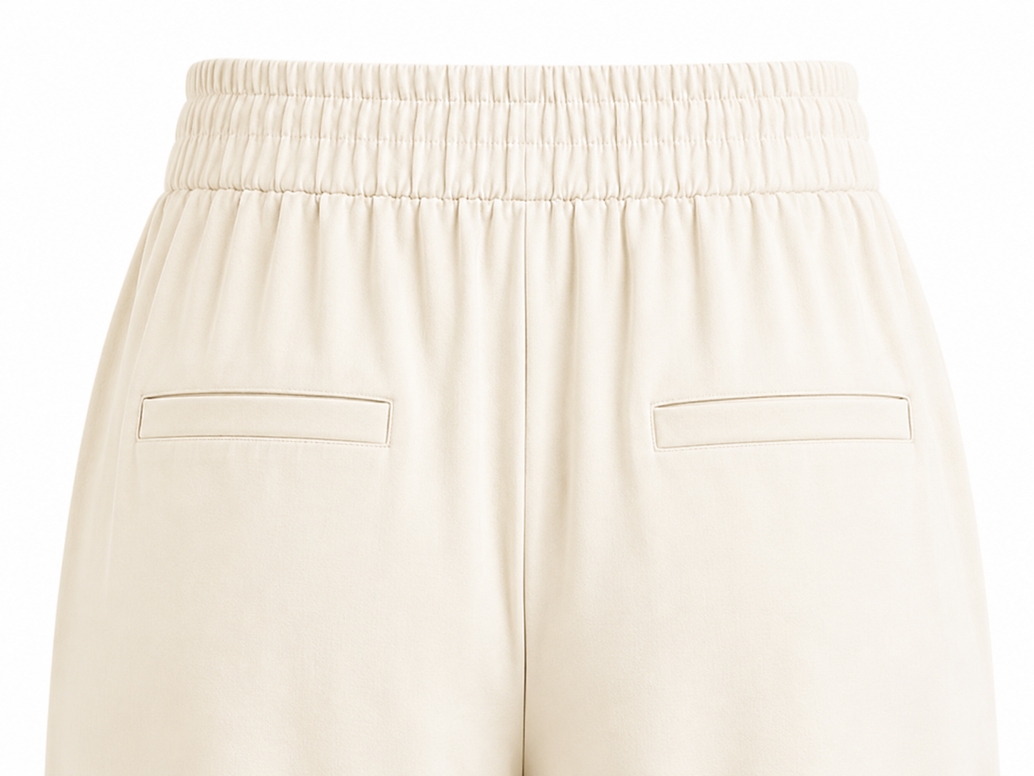 Pantalon Mariley fluide large écru