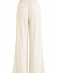 Pantalon Mariley fluide large écru