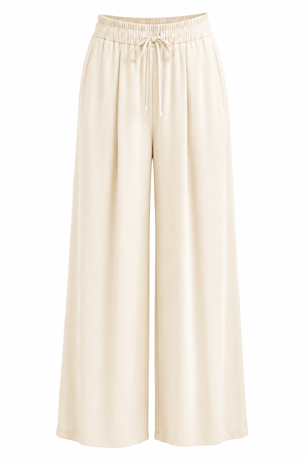 Pantalon Mariley fluide large écru