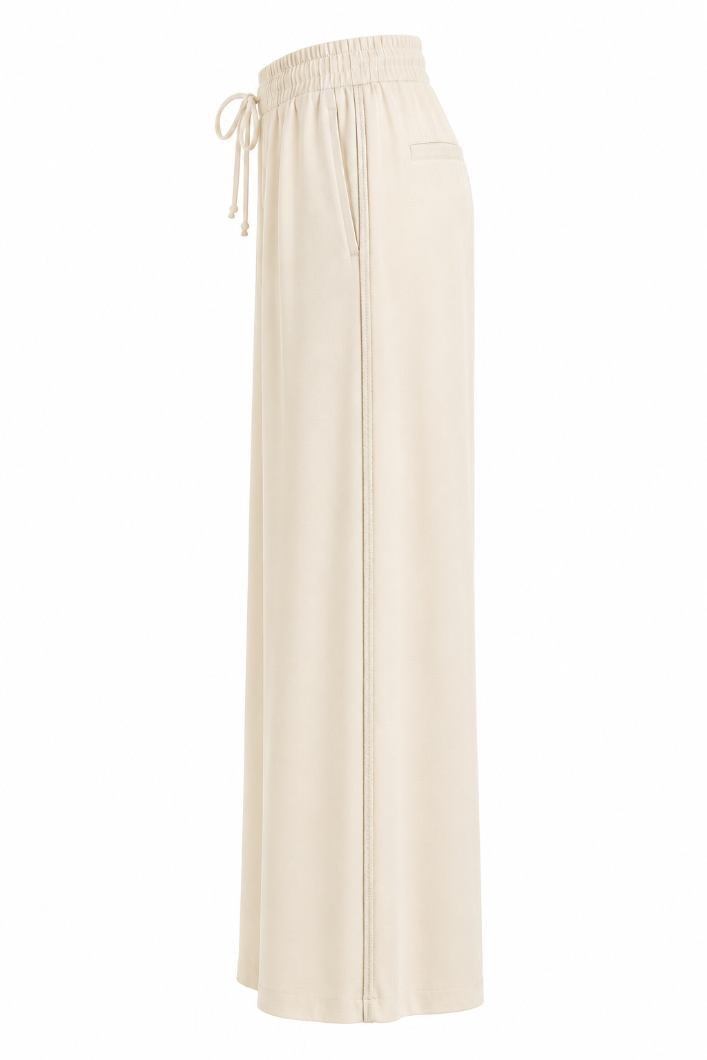 Pantalon Mariley fluide large écru