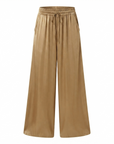 Pantalon fluide camel