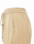 Pantalon fluide camel clair
