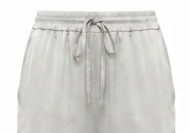 Pantalon fluide beige froid