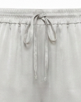 Pantalon fluide beige froid